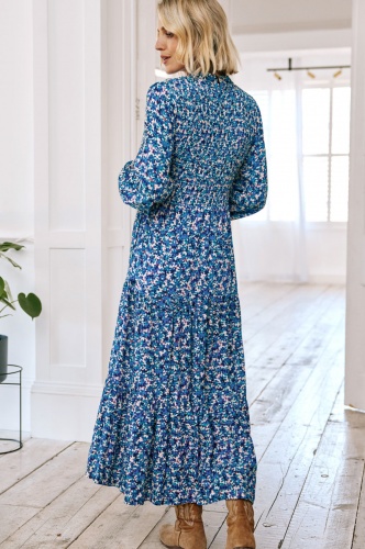 Aspiga Arlette Dress - Digital Floral Blue XS-L